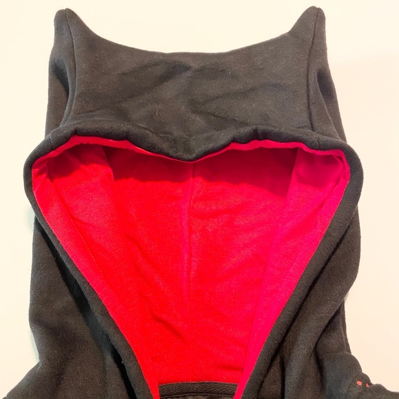 Women’s | Banned Alternative | Zip Up Hoodie | Black & Red | S (6) - Picture 8 of 16